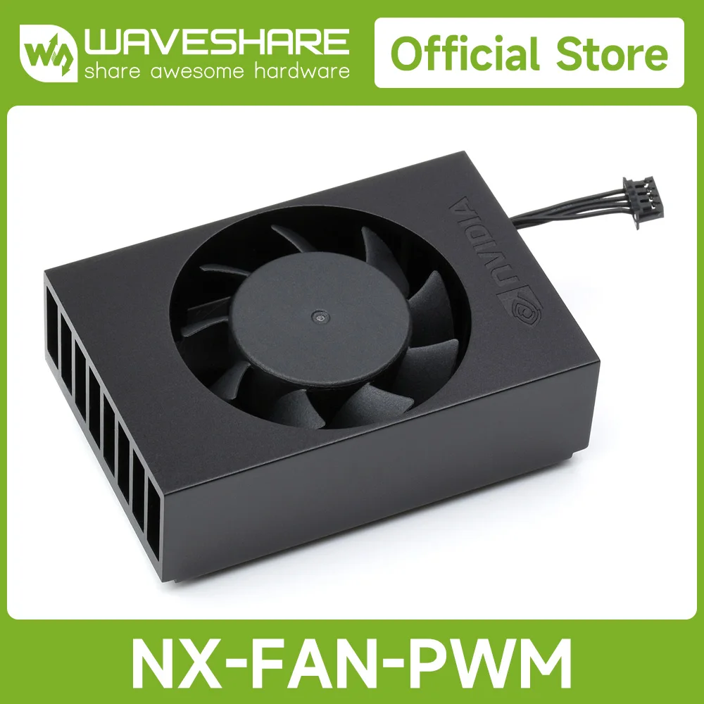 

The Official Cooling Fan for Jetson Xavier NX, Speed-Adjustable, With Elastic Bracket And Height-Limited Screws