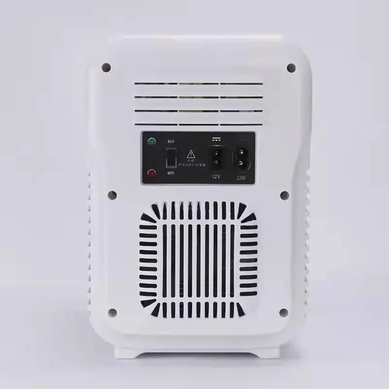 10L Car Small Refrigerator Vertical Dual-Use Portable Cooling Heating Refrigerator Dormitory Household Beauty Small Refrigerator
