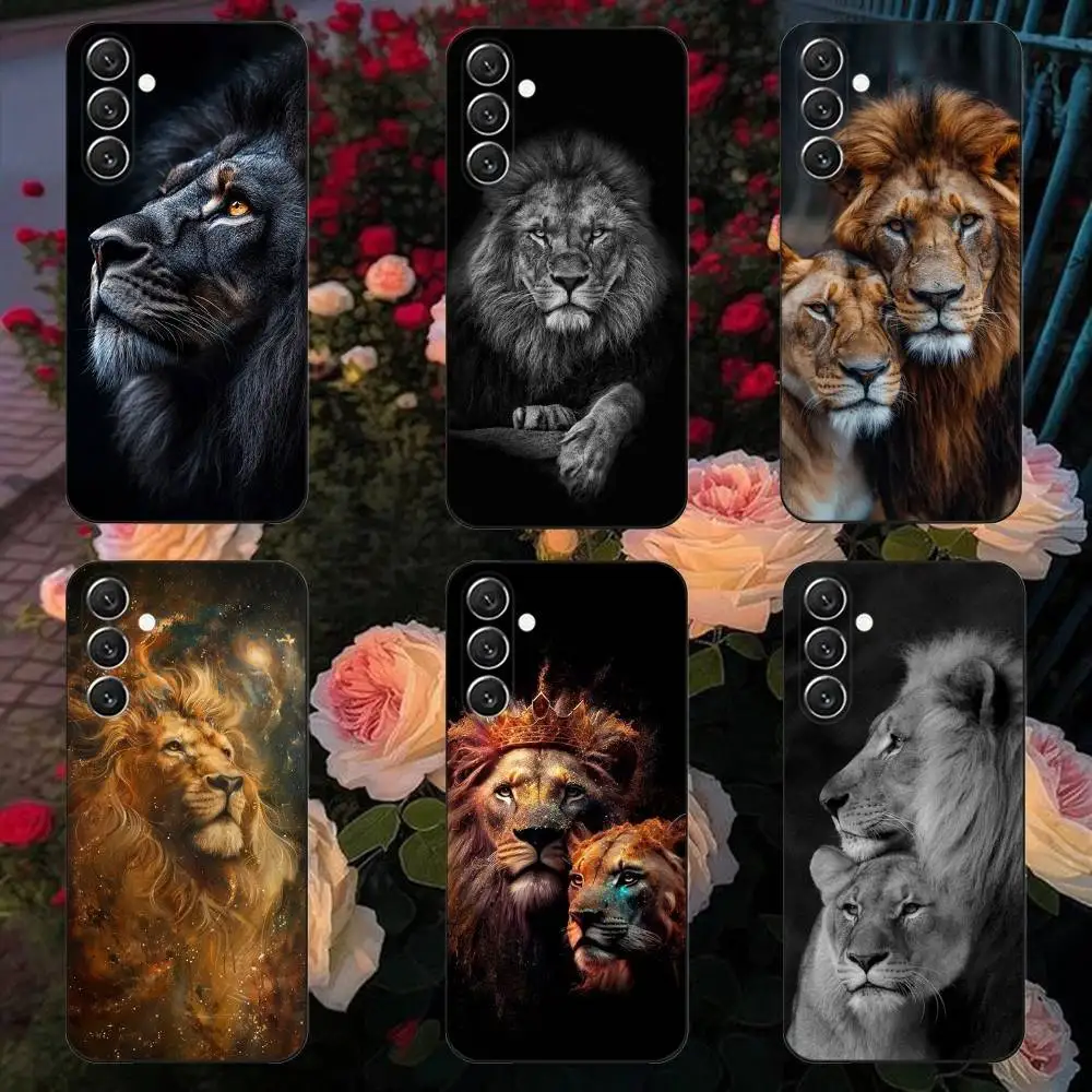 

The Lion Phone Case Phone Case For Samsung Galaxy A13,A21s,A22,A31,A32,A52,A53,A71,A80, Soft Black Shell