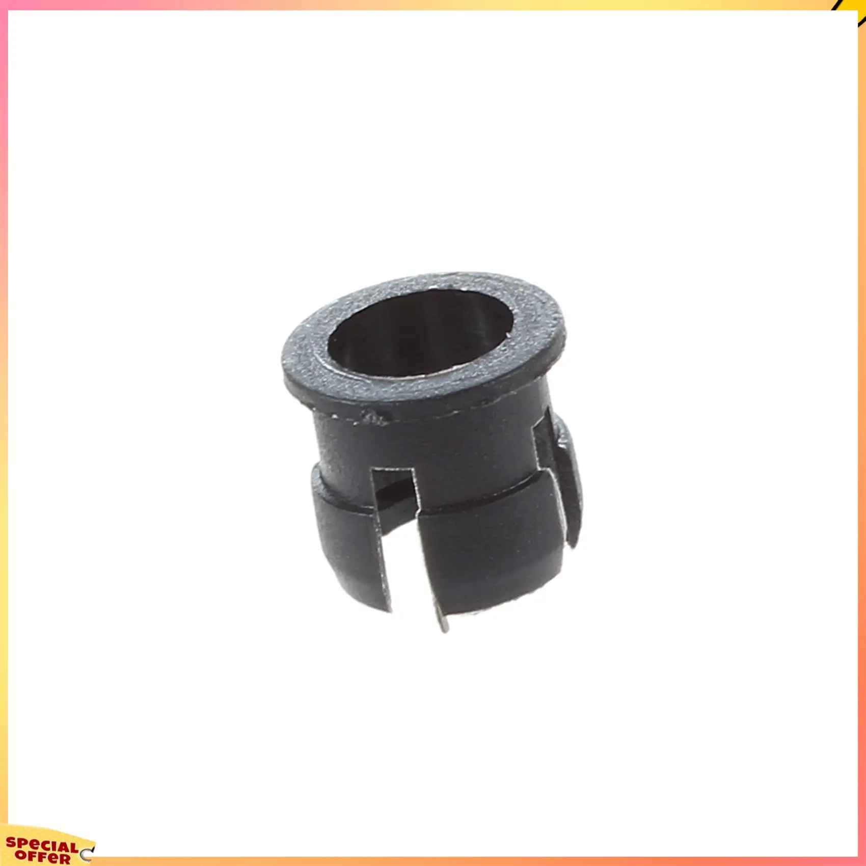 ABFI 100 unidades 5 mm de plástico preto LED suporte caixa painel de exibição de clipe