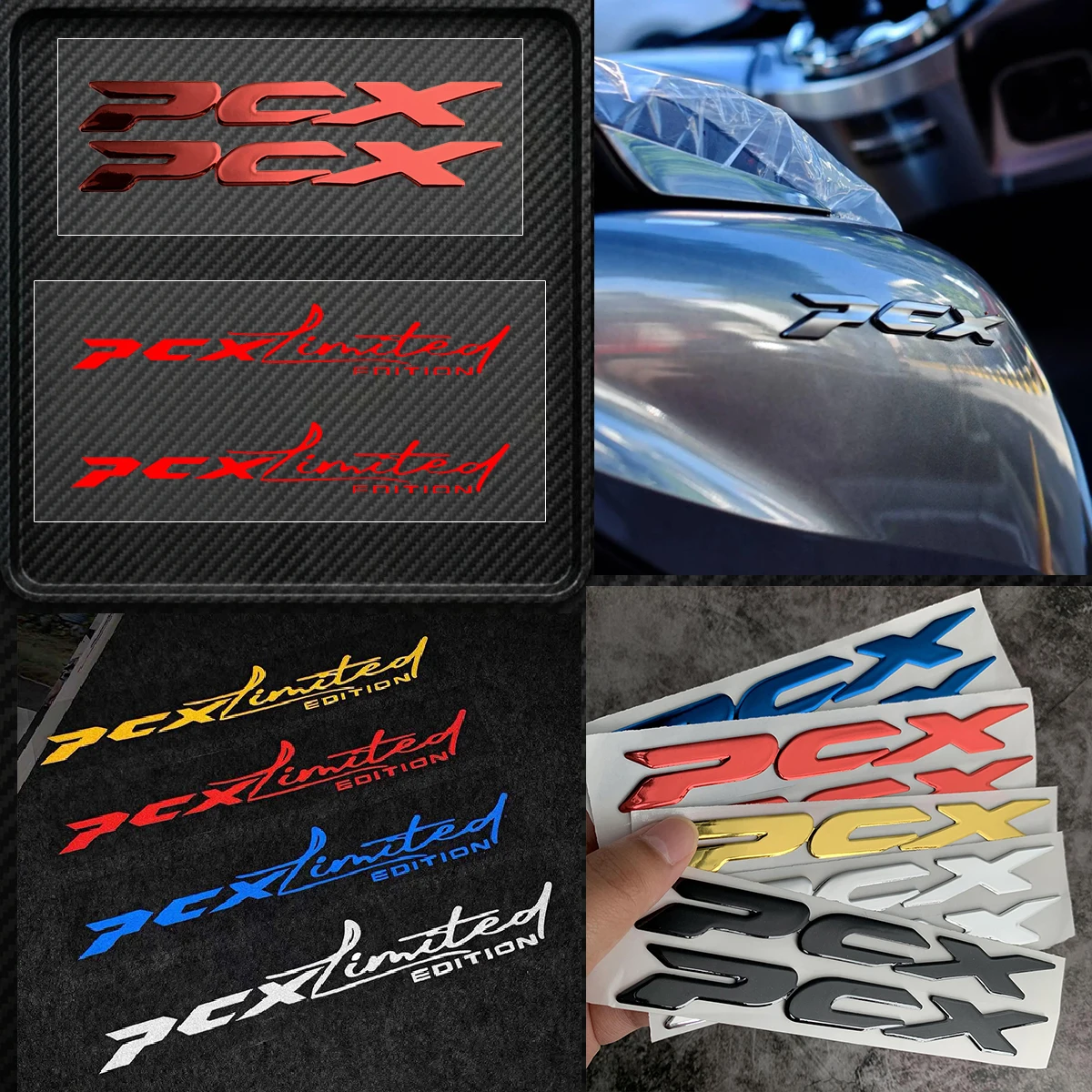 PCX Limited Emblem Motorcycle Badge Logo Stickers Scooter Moto Body Epoxy Resin Sticker Accessories for PCX 125 PCX 150 PCX 160