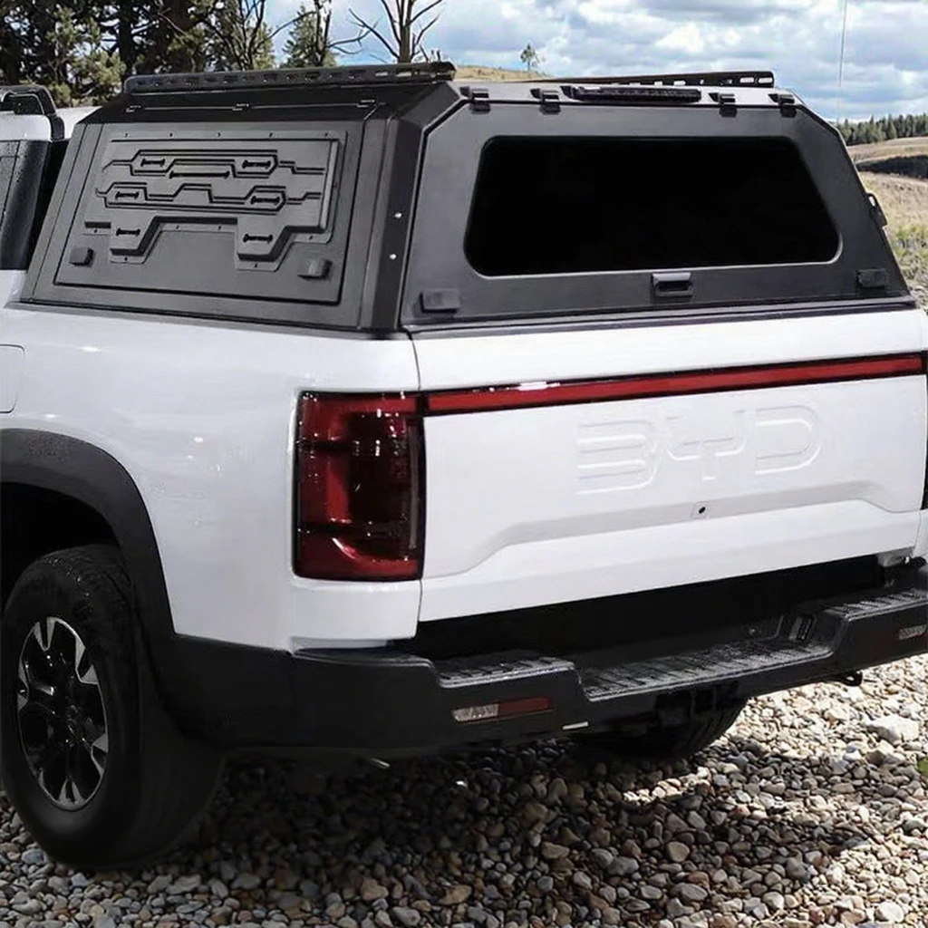 

High-quality BYD / Shark Pickup Cargo Box Cover - Foldable Aluminum Alloy Waterproof Off-road Hardtop Roof Canopy