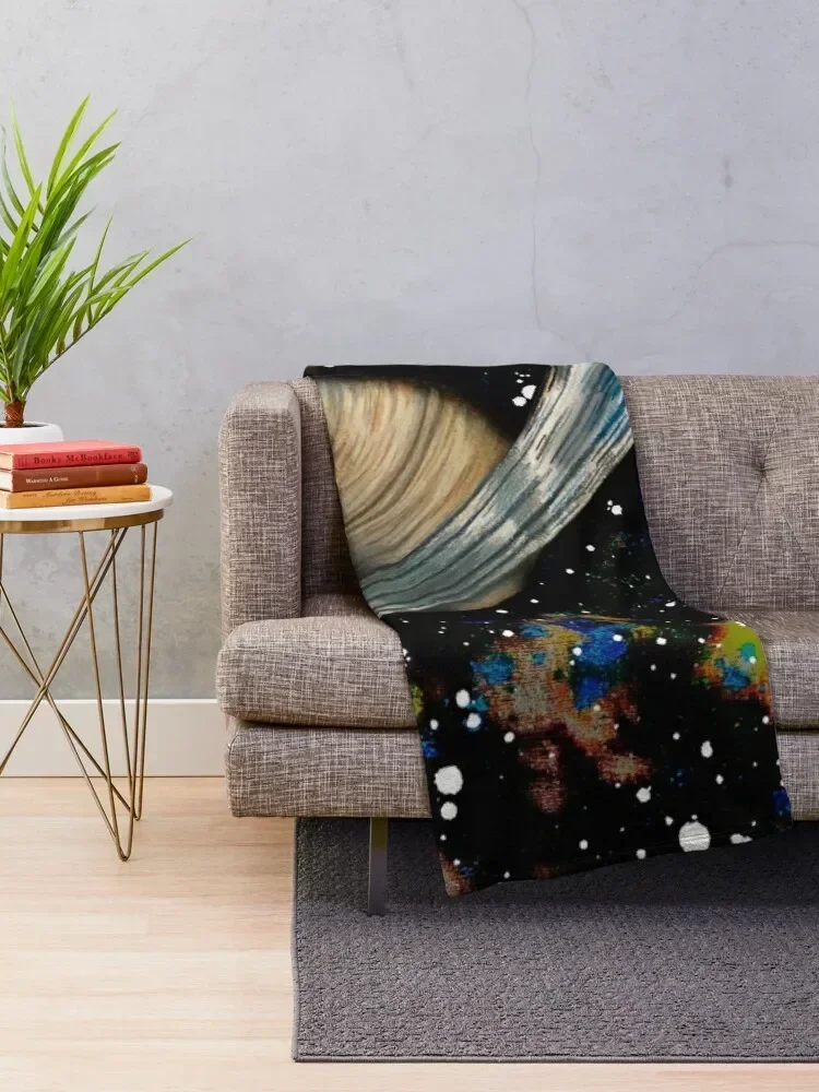 Saturn Throw Blanket Designers Single Blankets