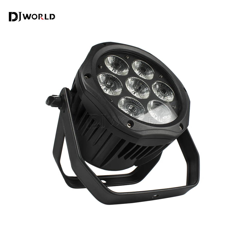 

7x18W Aluminum LED Par Light RGBW+UV 6in1 Outdoor IP65 Waterproof DMX Stage Effect Lights for DJ Event Party Wedding Concert