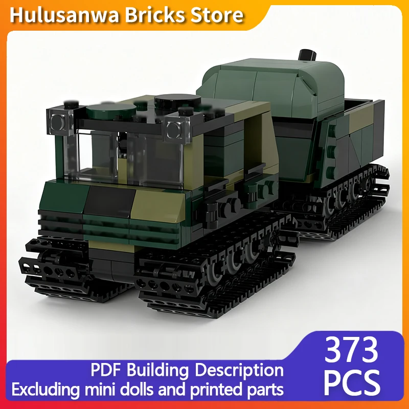 

NA-122 Military Mortar Carrier Model MOC Building Bricks War Equipment Modular Technology Gifts Holiday Assemble Children Toys