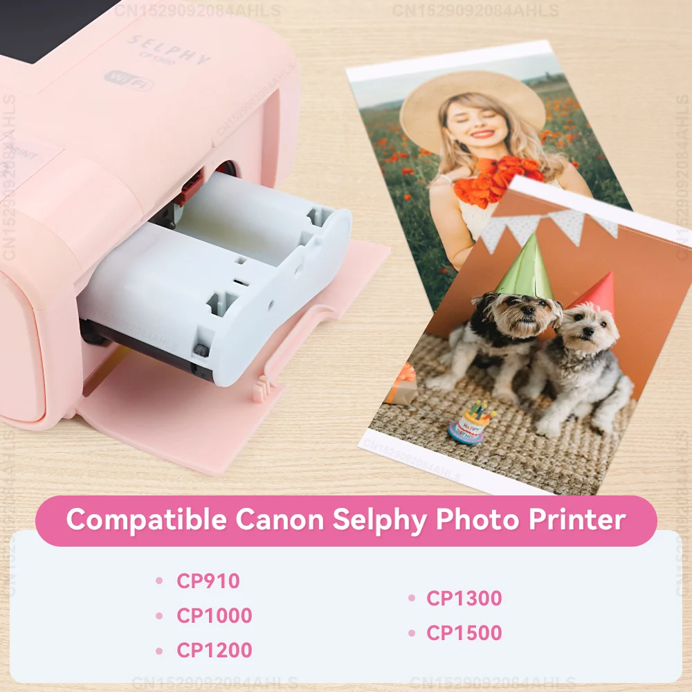 4 шт., картридж для фотопринтера Canon Selphy CP1300 CP1200 CP1000 CP910, 6 дюймов, KP108