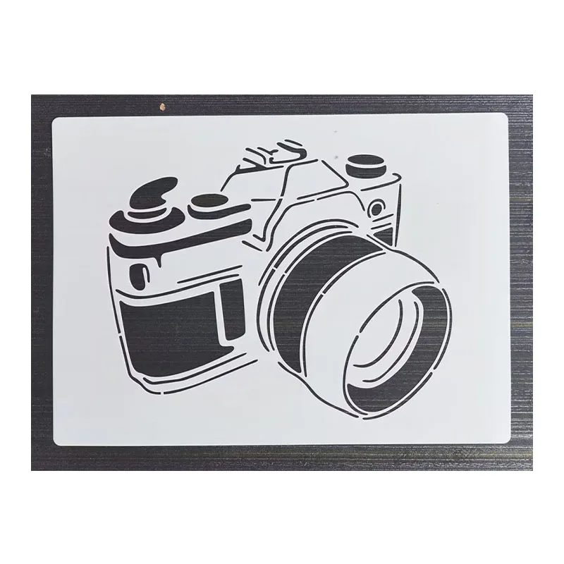 21*29Cm Camera Template DIY Layering Stencils Wall Painting Scrapbook Coloring Embossing Album Decorative Card Templat