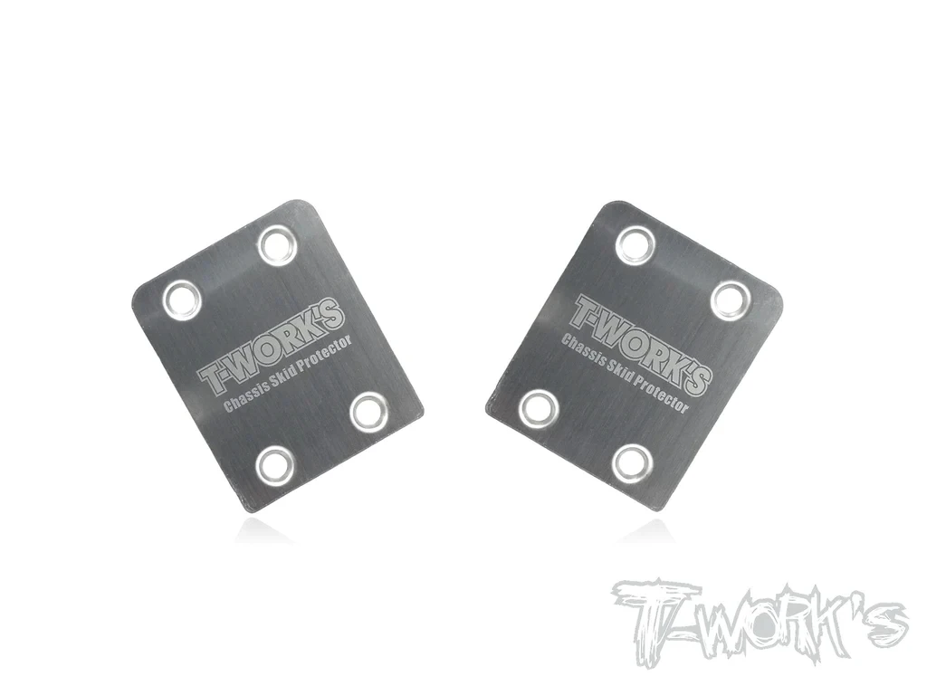 T-WORKS Front and Rear Chassis Skid Protector anti-scratch sheet chassis protection board for 1/8 HB Racing D817 V2 D819 buggy