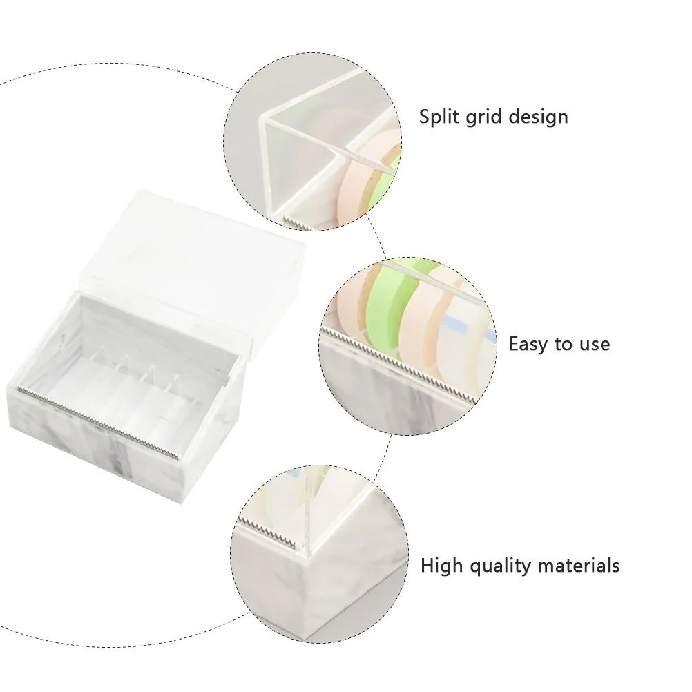 1Pcs Eyelash Tape Cutter Professional Practical Dispenser Fast Smooth Tape Cutting Tool for Beauty Salon Home Use