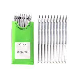 GK9x230 Needles Bag Sewing Machine/Bag Closer Needles,Long Ma Brand, 10PCS/Bag,Great Quality,For Flying Man,Yamato, Liema+