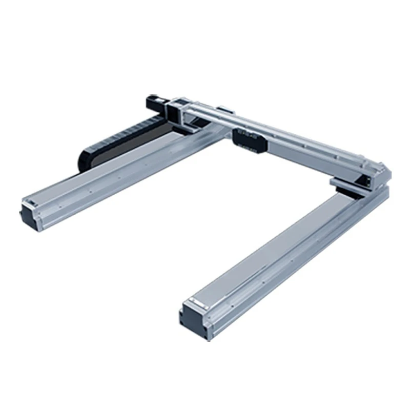 Three-axis electric slide table module gantry cross to build screw slide table, synchronous belt gear rack