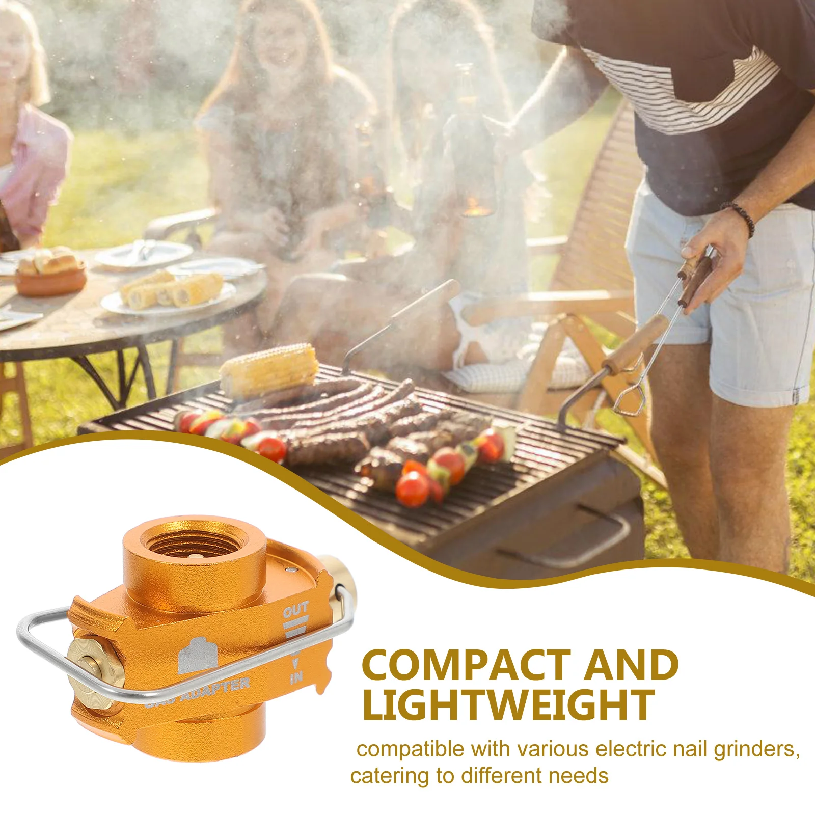 1Pc Gas Canister Adapter Fuel Transfer Connector Refill En417 Valve Propane Tank Input Hiking Stove Connector Camping Stove