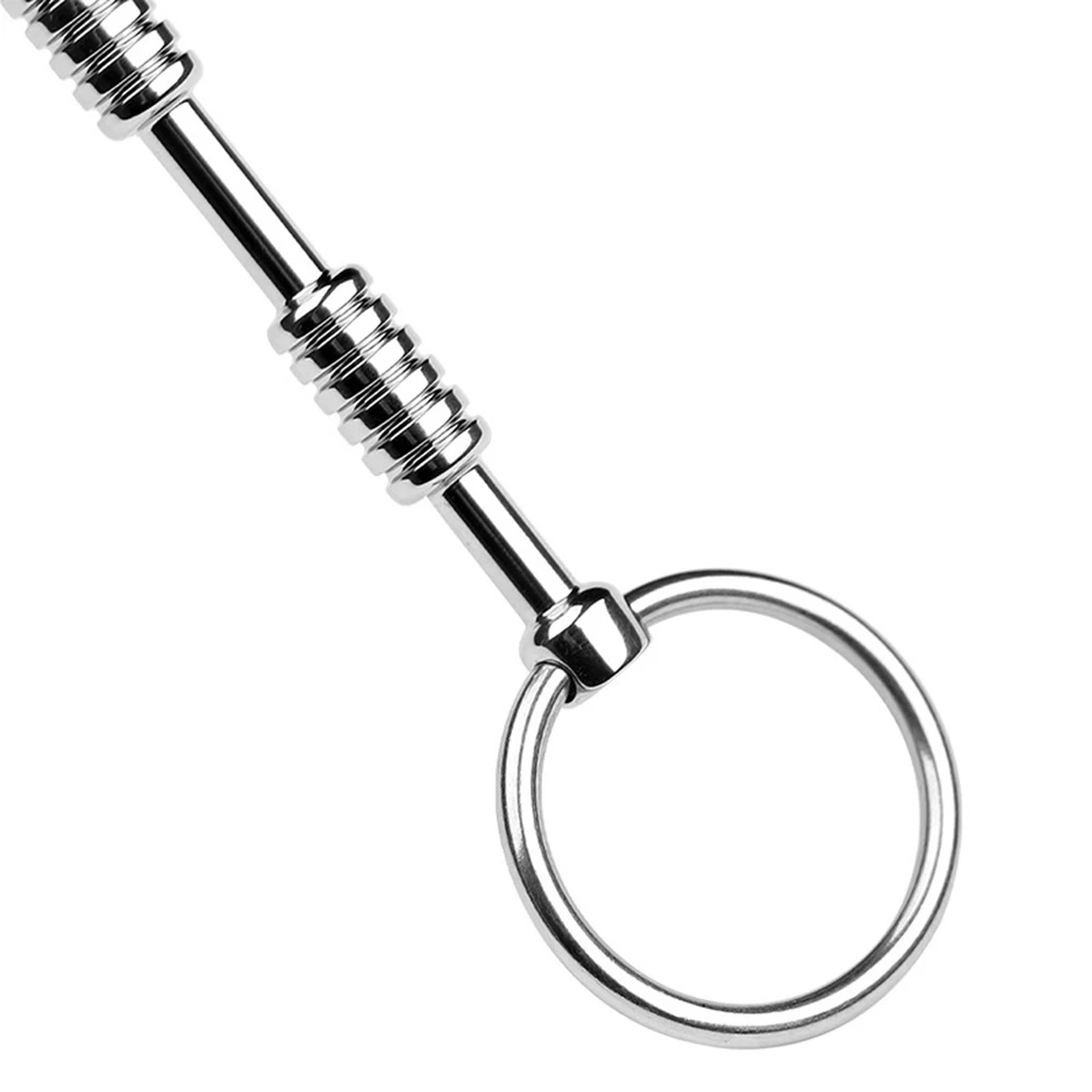 Stainless Steel Penis Plug Urethral Catheter Horse Eye Sounding Stimulate Urethral Stretching Dilator SM Sex Toys for Men Gay