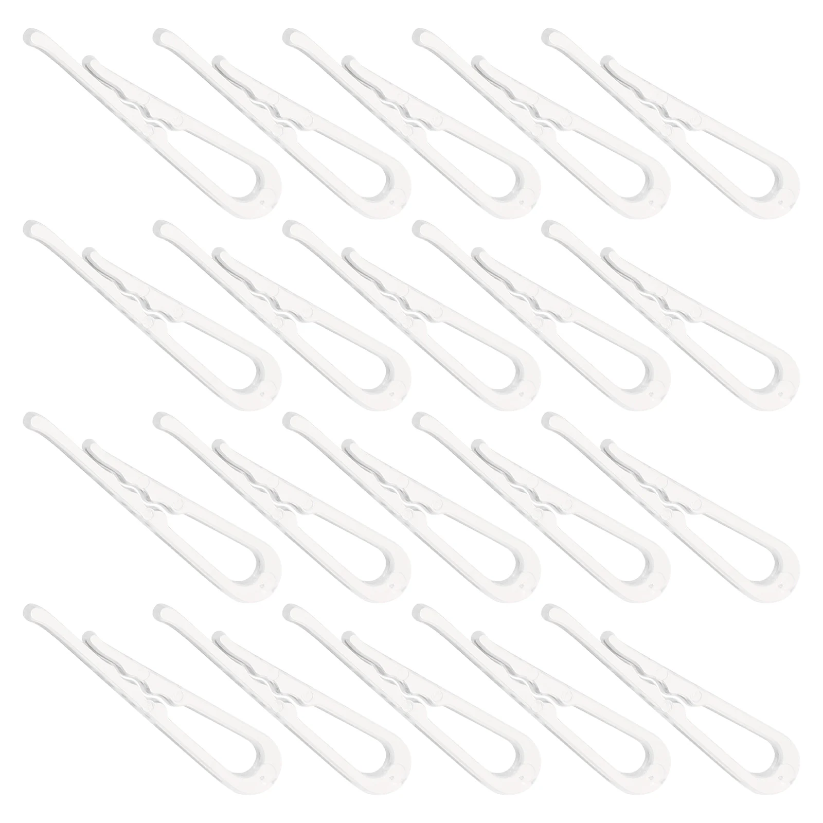 

200 Pcs Shirt Clip Garment Clips Plastic Clothes Fixing Clamps Clothing Hanging Home Storage Premium Safe