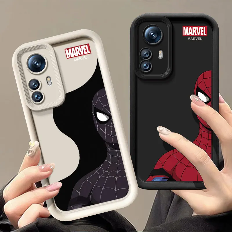 Cool S-Spider Man Phone Case For Xiaomi 11i 11 Lite 12 14T Redmi Note 10 11 11T 12 13 Pro 5G Plus 11S 12S