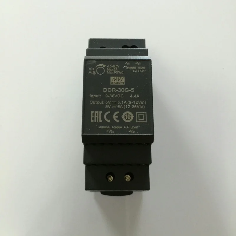 MEAN WELL DDR-30G DDR-30L DDR-30G-5 DDR-30G-12 DDR-30G-24 DDR-30L-5 DDR-30L-12 DDR-30L-24 30W DIN Rail Type DC-DC Converter 3