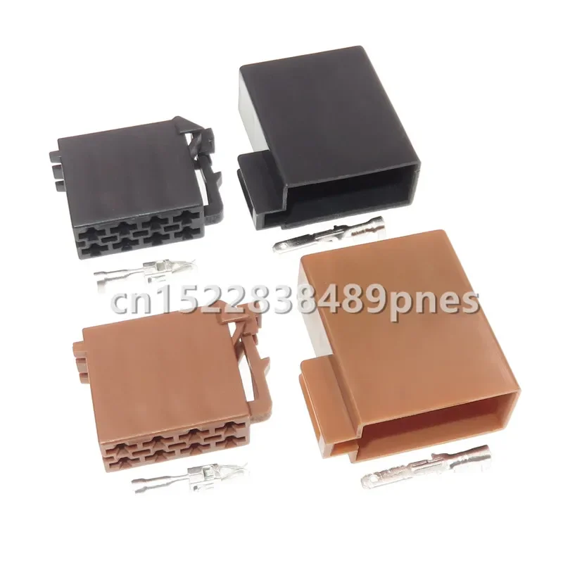 8 Pole 962189-1 962191-1 Automobile CD Wiring Harness Socket Auto Radio Speaker Connector Audio ISO Plug For VW