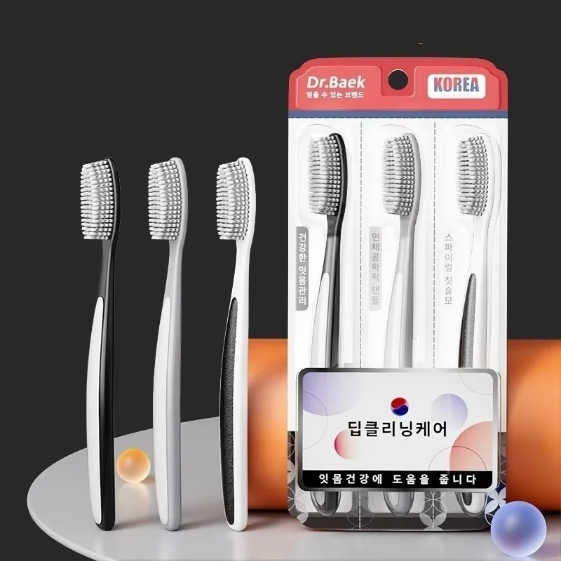 

Набор из 6 зубных щеток для взрослых с длинной головкой, случайных цветов, с мягкой щетиной, широкой головкой, премиум-класса, для домашнего использования, нежные и не раздражающие, не повреждают десны, незаменимые бытовые зубные щетки, с маленькой длинно