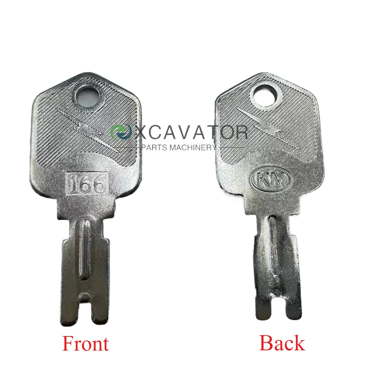 1X 166 Forklift Key for Pollak Clark Yale Hyster for Komatsu Mustang Gradall Gehl for Daewoo Doosan A214062 5133504