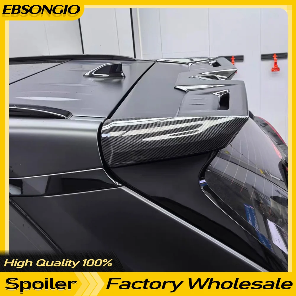 For Toyota RAV4 Spoiler High Quality ABS Material Car Rear Wing ABS Glossy Black Rear Spoiler For Toyota RAV4 Spoiler 2020-2024