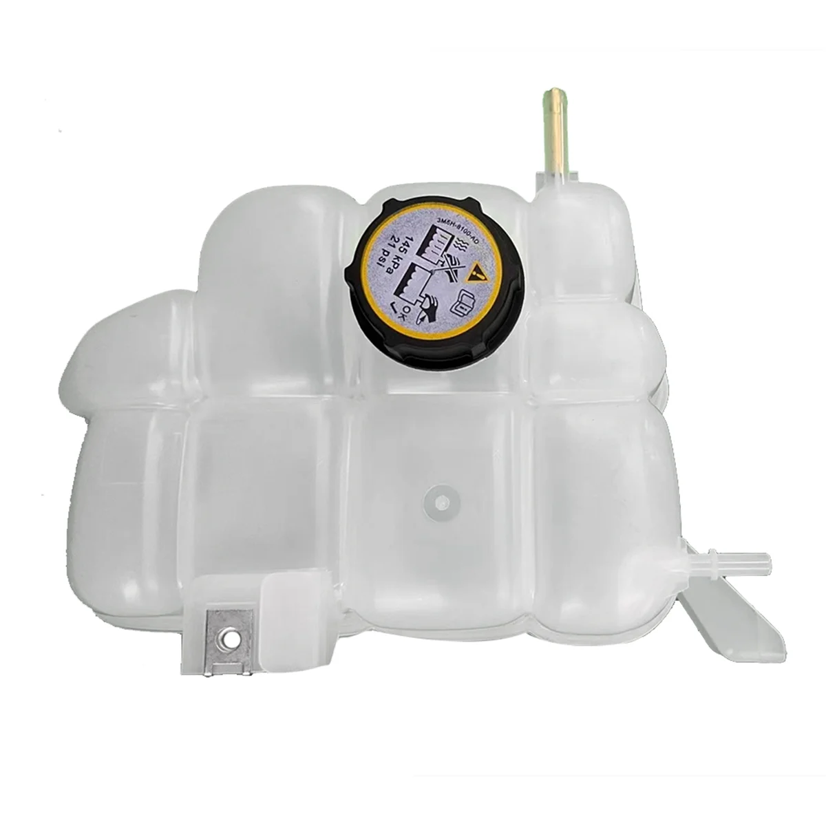 

JB3G-8K218-AA Car Radiator Coolant Expansion Tank with Cap Iron Clamp Copper Pipe for Ford Ranger 2011-2023 JB3G8K218BA