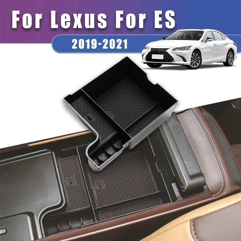 

Органайзер для центральной консоли Lexus ES 2019-2021, водонепроницаемый, простая установка, подлокотник-лоток, аксессуары для салона автомобиля