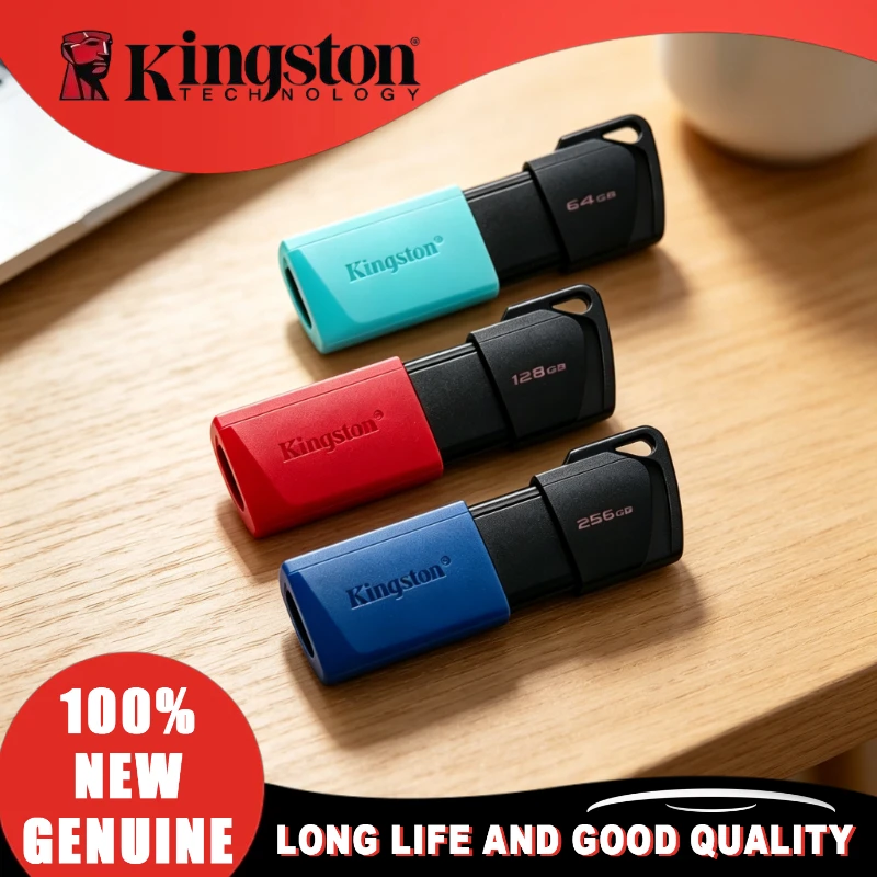 Kingston 64GB 128GB 256GB USB 3.2 Gen 1 USB Flash Drive Pen Drive Flash Disk Mini Key Memory Original Usb Stick3.2 Drives for PC