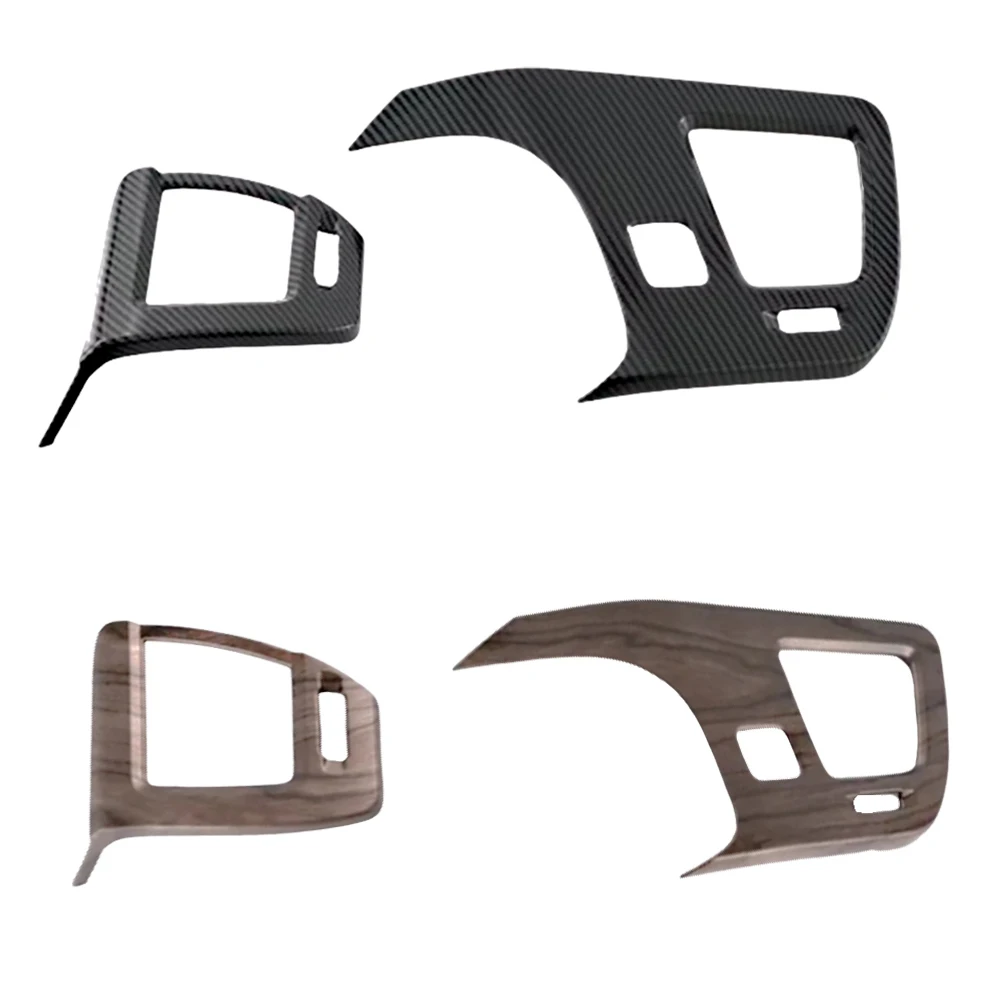 2x Car Dashboard Air Outlet Vent Cover Trim For Lexus NX 250 350 450h 2022 Right Hand Drive ABS Carbon Fiber Vent Frame Sticker