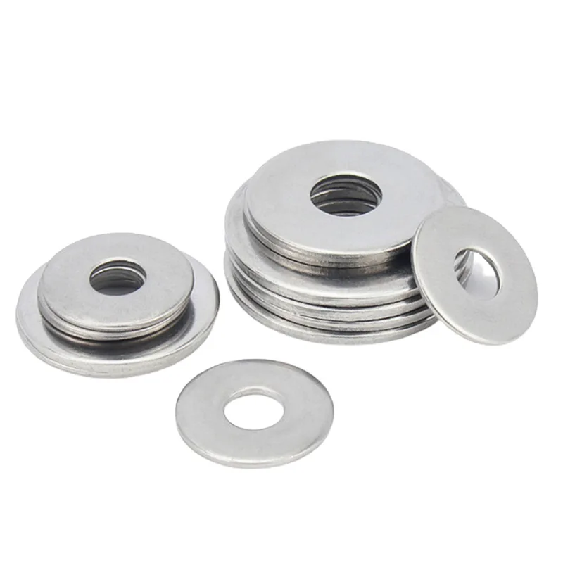 M1.6/ M2/ M2.5/ M3/ M4/ M5/ M6/ M8-m22 Large Flat Washer 304 Stainless Steel Big Metal Gasket Meson Plain Washers Din9021