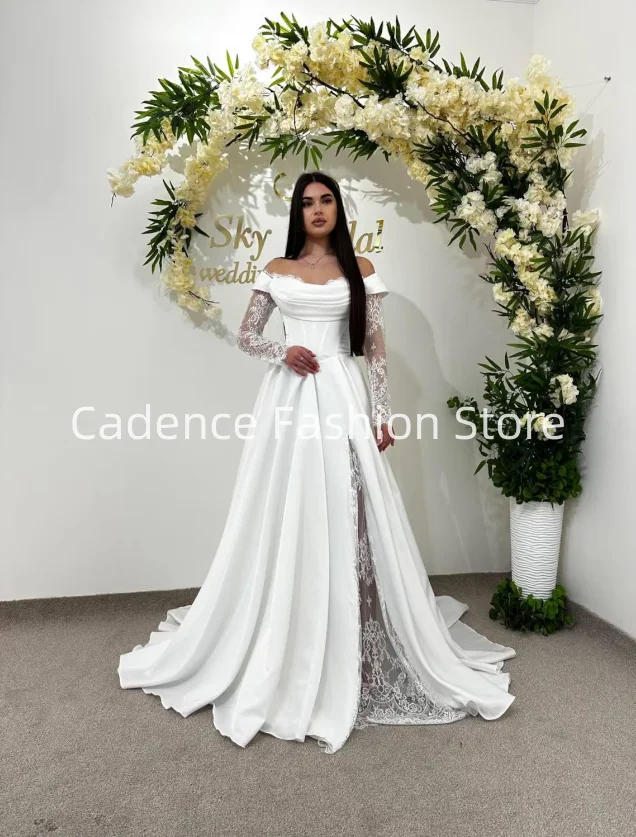 Элегантные струящиеся свадебные платья по индивидуальному заказу, кружевной корсет, сказочные платья, богемные романтические свадебные платья, платья de novia