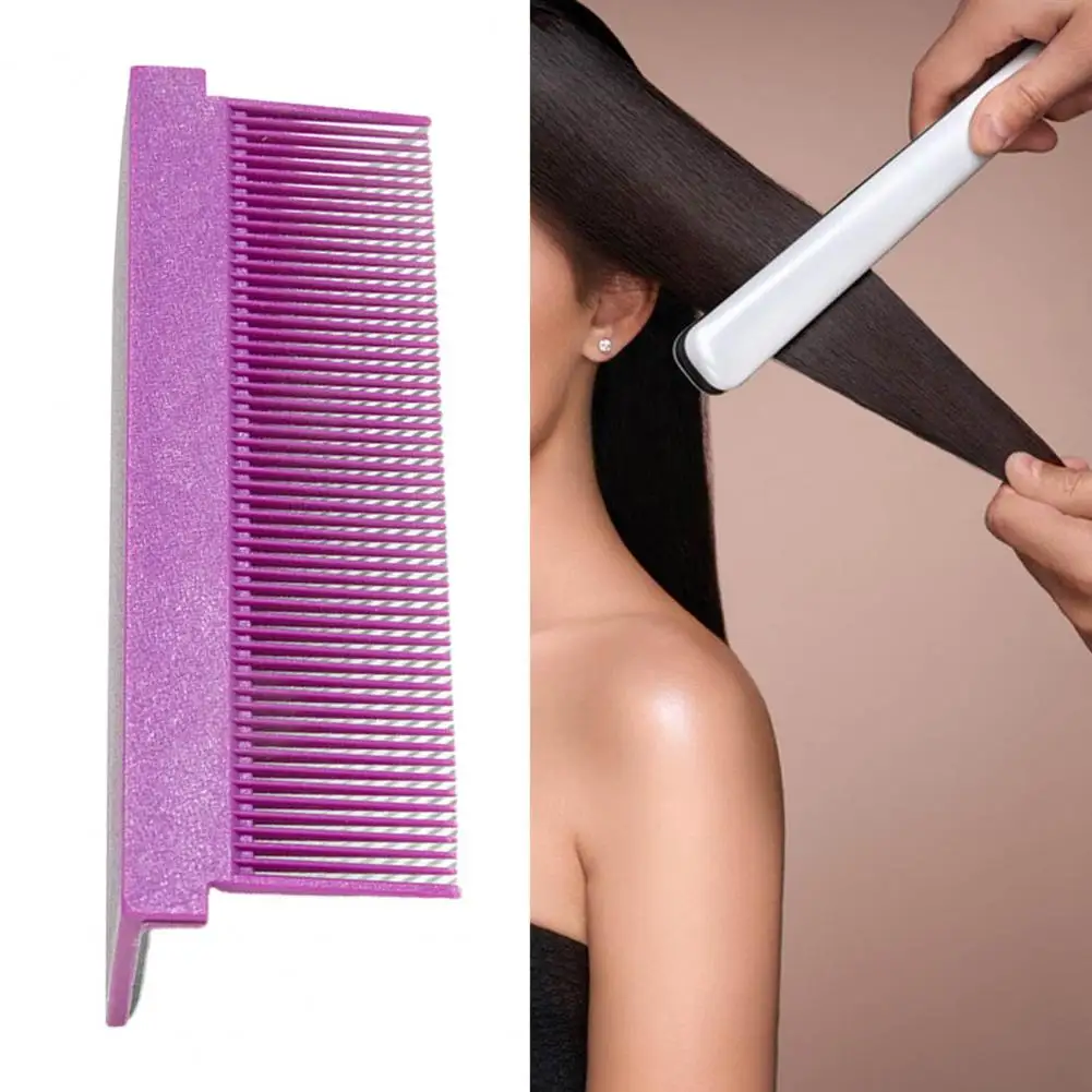 Useful Hair Comb Straightener Heat-resistant Non-breakable Carbon Fiber Hair Brush Comb Hair Salon Supply