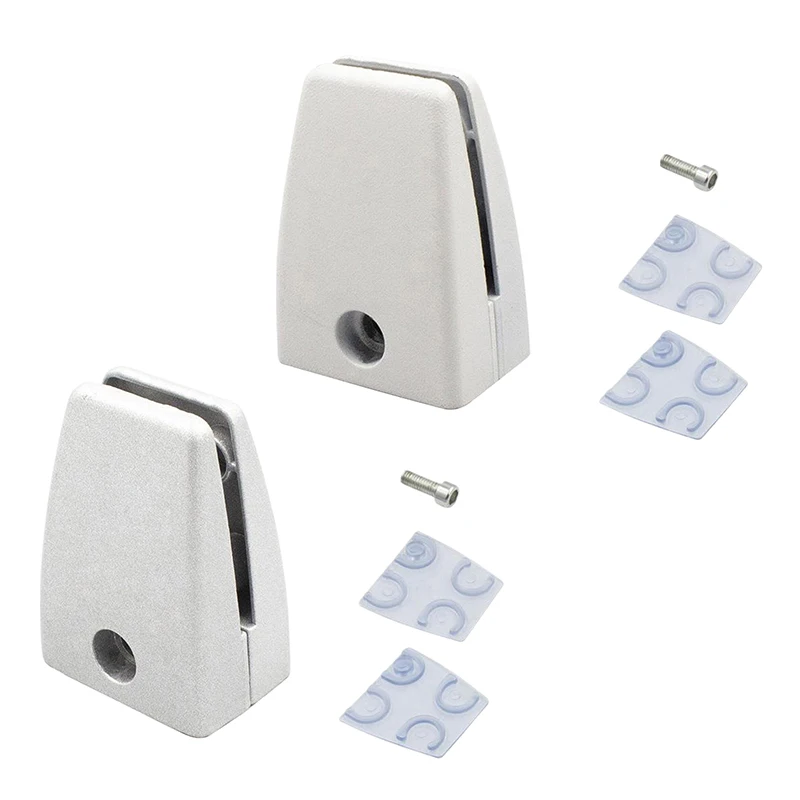 [1pcs Aluminum Alloy Screen Clip Punch-free Adjustable Desktop Movable Clip Glass Fixed Wooden Board]