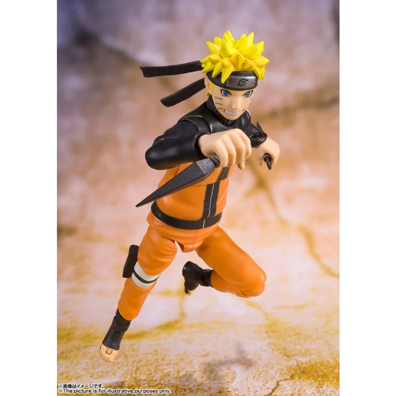 

В наличии, Оригинальный товар, Отправка в течение 24 часов, Bandai SHF Наруто Узумаки, Подвижная фигурка, Игрушка, Коллекционный предмет, Подарок