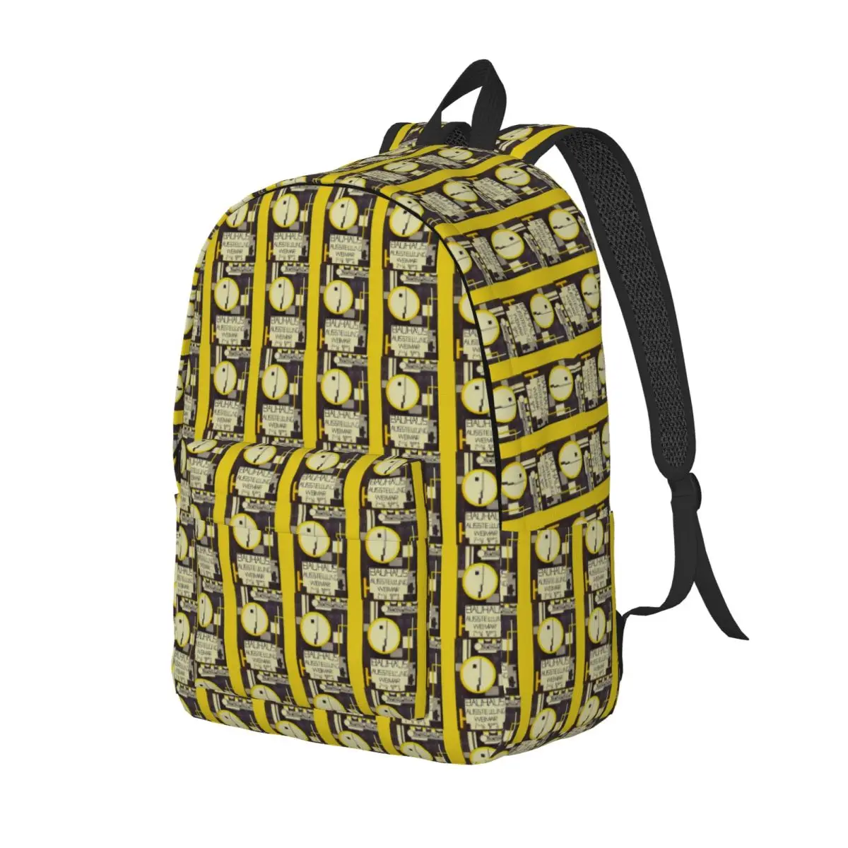 Bauhaus Poster Backpack Student BookBag Children School Bag Computer Shoulder Bags for Boys Girls
