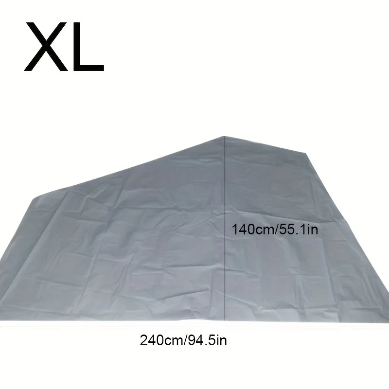 Cubierta protectora de una sola capa para motocicleta, protector solar para vehículo eléctrico, protección contra la lluvia, PEVA, XL, 140x240cm