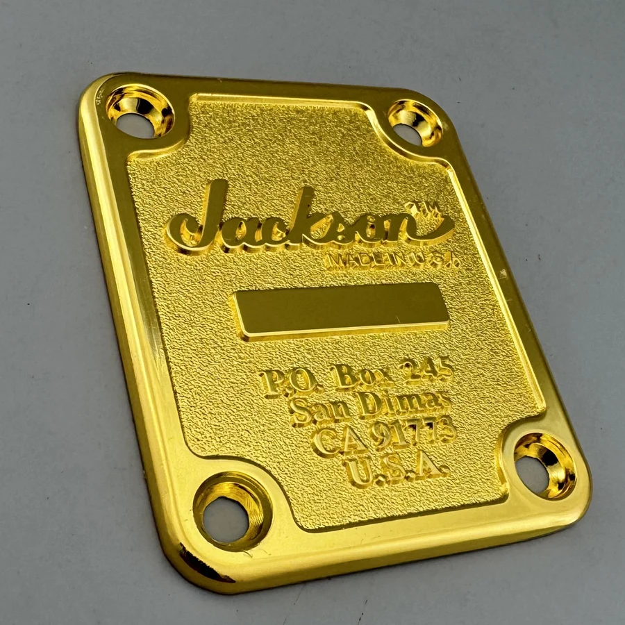 Jackson Electric Guitar Neck Plate Gold