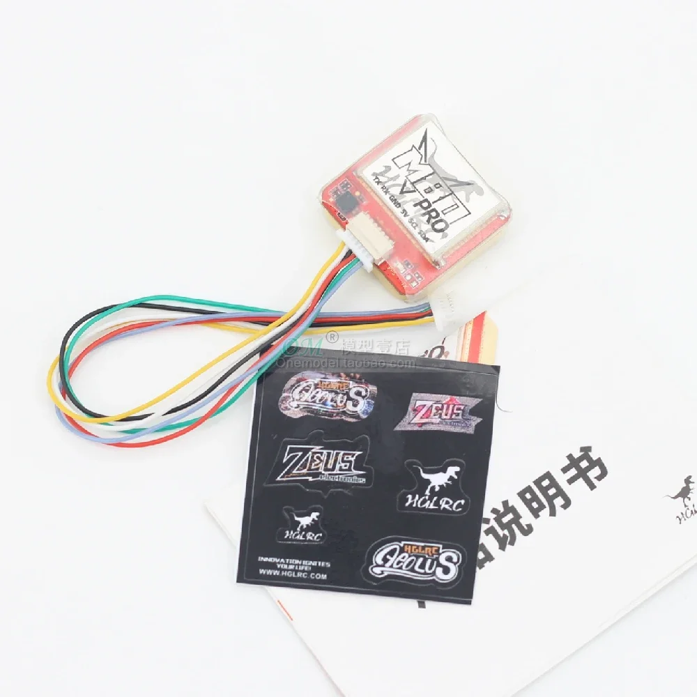 1/2 szt. HGLRC M80 PRO /M80PRO GPS GLONASS GALILEO QZSS SBAS BDS QMC5883 kompas 5V moc 25mm x 25mm x 8.3mm dla dronów FPV