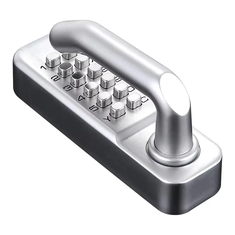 Waterproof Zinc Alloy Mechanical Password Lock Keyless Digital Button Entrance Door Lock for Wooden Door Household Security
