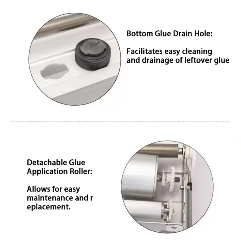 

53cm 70cm Hand Crank Wallpaper Gluing Machine Wallpaper Brush Glue Machine Wallpaper Paste Machine Glue Thickness Adjustment
