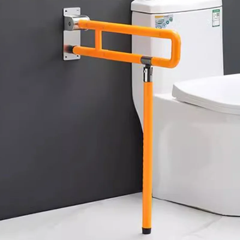 

Folding Stainless Steel Bathroom Helphandrail Elderly Disabled Barrier Free Toilet Safety Handrail De Badkamerhand Accessories