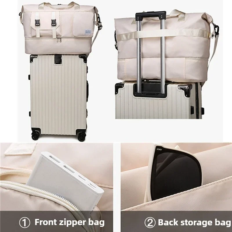 Sport Reisen Trocken Nass Sporttaschen Reisetasche Handtaschen Schulter Weekender Übernachtungstasche Yoga Fitness Handgepäcktaschen Pack