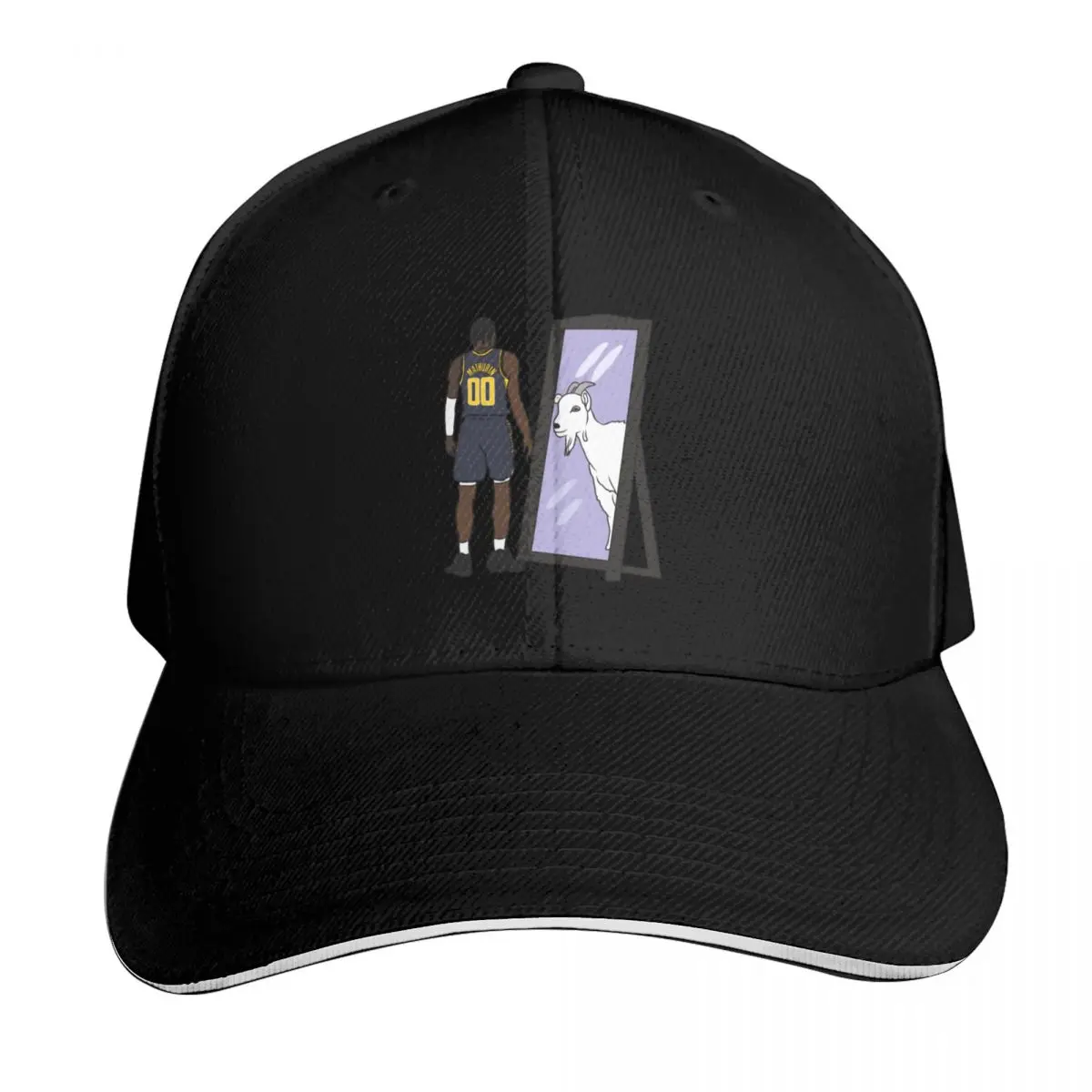 Bennedict Mathurin Mirror GOAT Baseball Cap Vintage Retro Embroidered Lightweight Packable Gift for Him Her