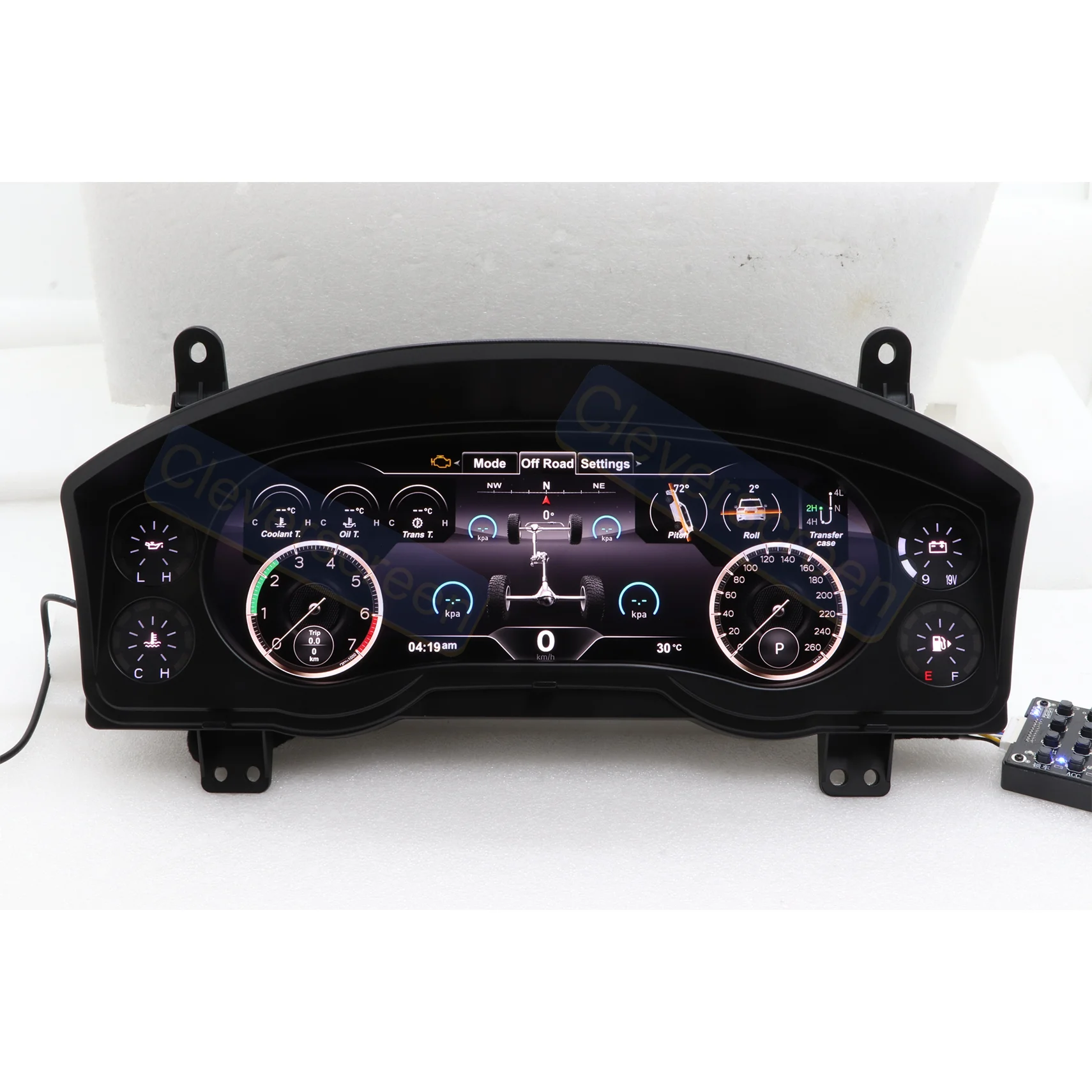 Car Digital Dashboard Speedometer Display For Toyota LC200 LCD Instrument Panel