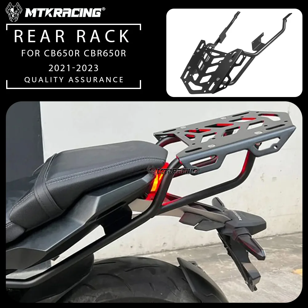 

FOR HONDA CB650R CBR650R 2021-2023 Motorcycle Rear Rack Luggage Rack Carrier Shelf Top Box Holder Support Bracket