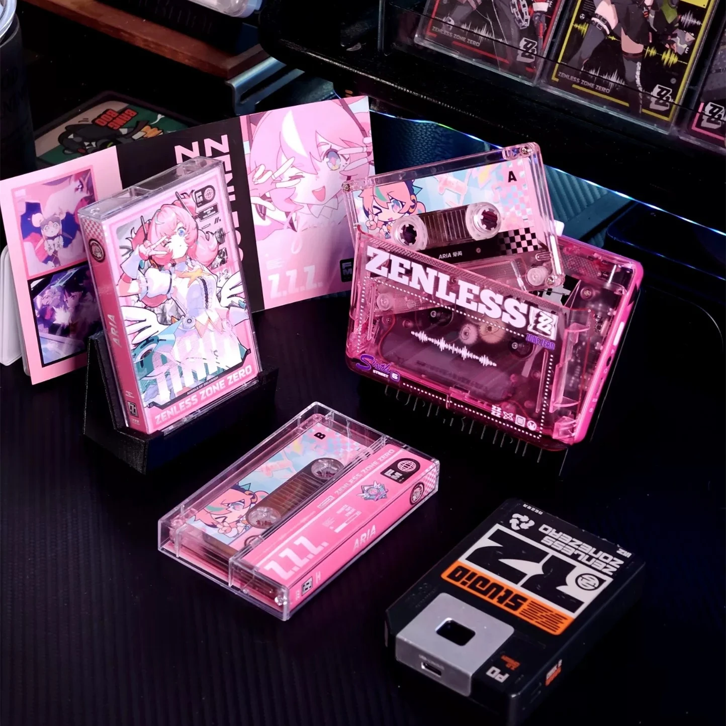 

Game Zenless Zone Zero Angels of Delusion Aria Music Tape Maeda Kaori OST Album Cassettes Cosplay Walkman Car Soundtracks Box