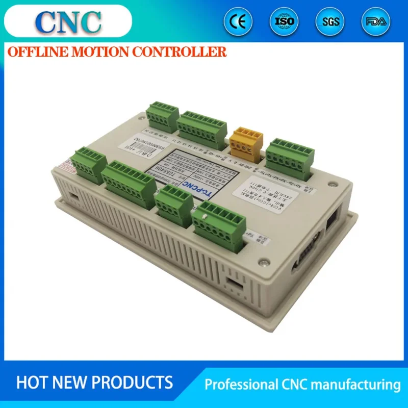 4-Axis CNC Motion System U Disk G Code Spindle Control Panel MPG Independent Lathe Milling Machine Controller