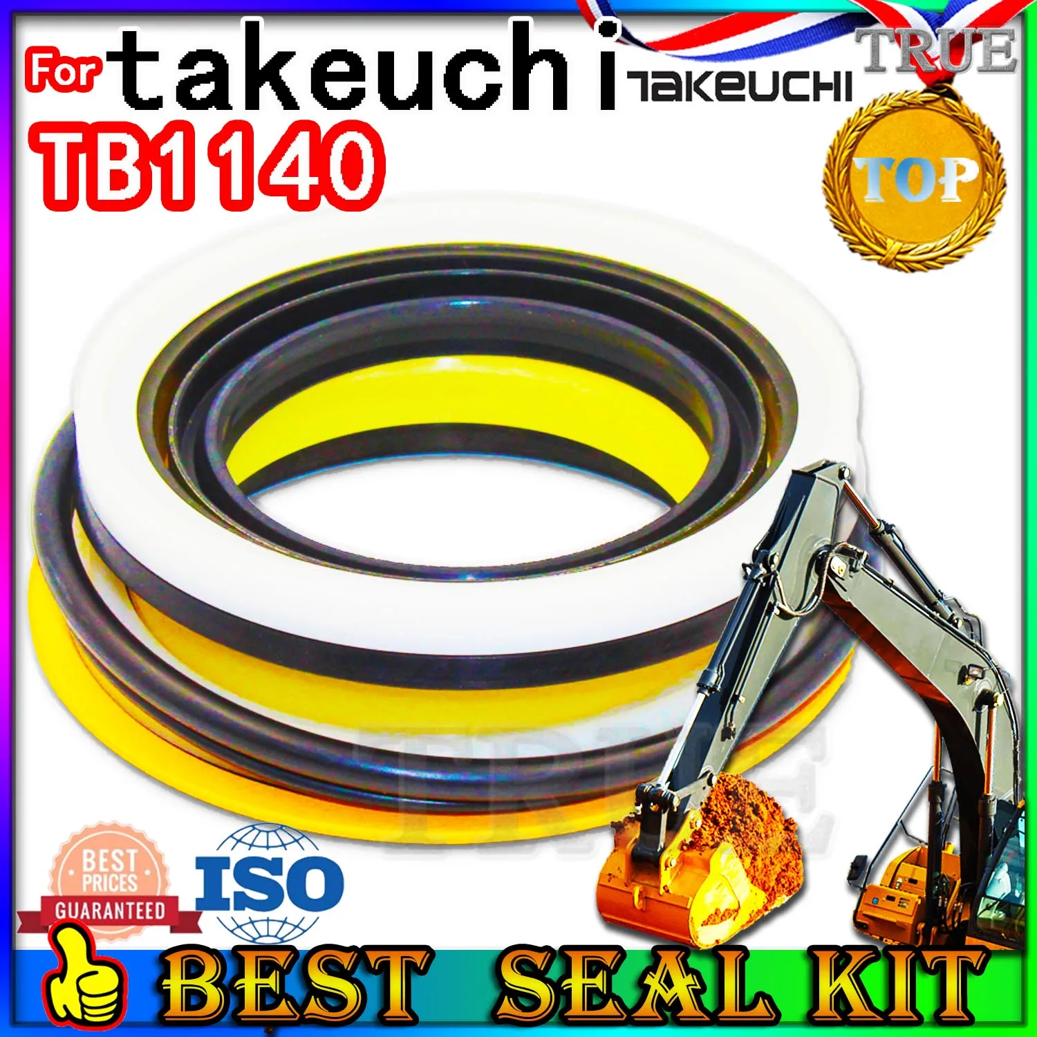 

For TAKEUCHI TB1140 Oil Seal Excavator Repair Kit Boom Bucket Arm Hydraulic Cylinder Track Shaft Gear box Backhoe Blade Orginal