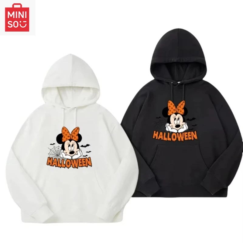 

Disney Halloween Limited High-quality Men's and Women's Hooded Sweater New Autumn and Winter Casual and Comfortable Pullover