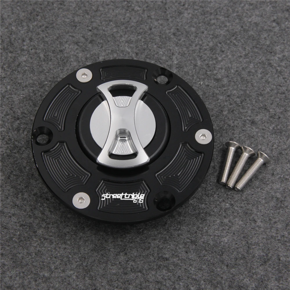 

Keyless Motorcycle Fuel Gas Tank cap Cover For Triumph Street Triple 675 All Years