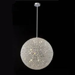 Modern round ball Iron Chandelier diameter 15CM E27 led lamps simple crystal Chandeliers  lustre chandelier lighting